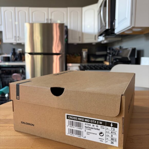 Salomon Women's Cross Hike 2 Mid Gore-Tex Black/Chocolate Plum - Picture 5 of 5